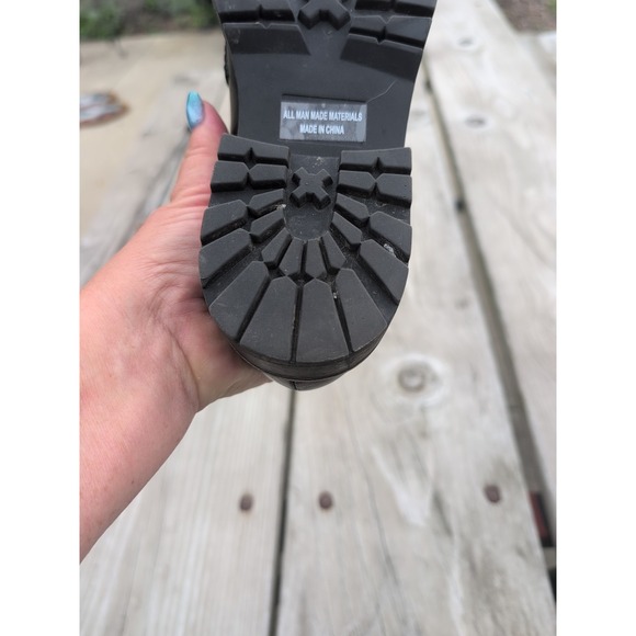 DV Dolce Vita Women's Crisp Slip on Lug Sole Black Penny Loafers Size 8 EUC - Picture 7 of 9